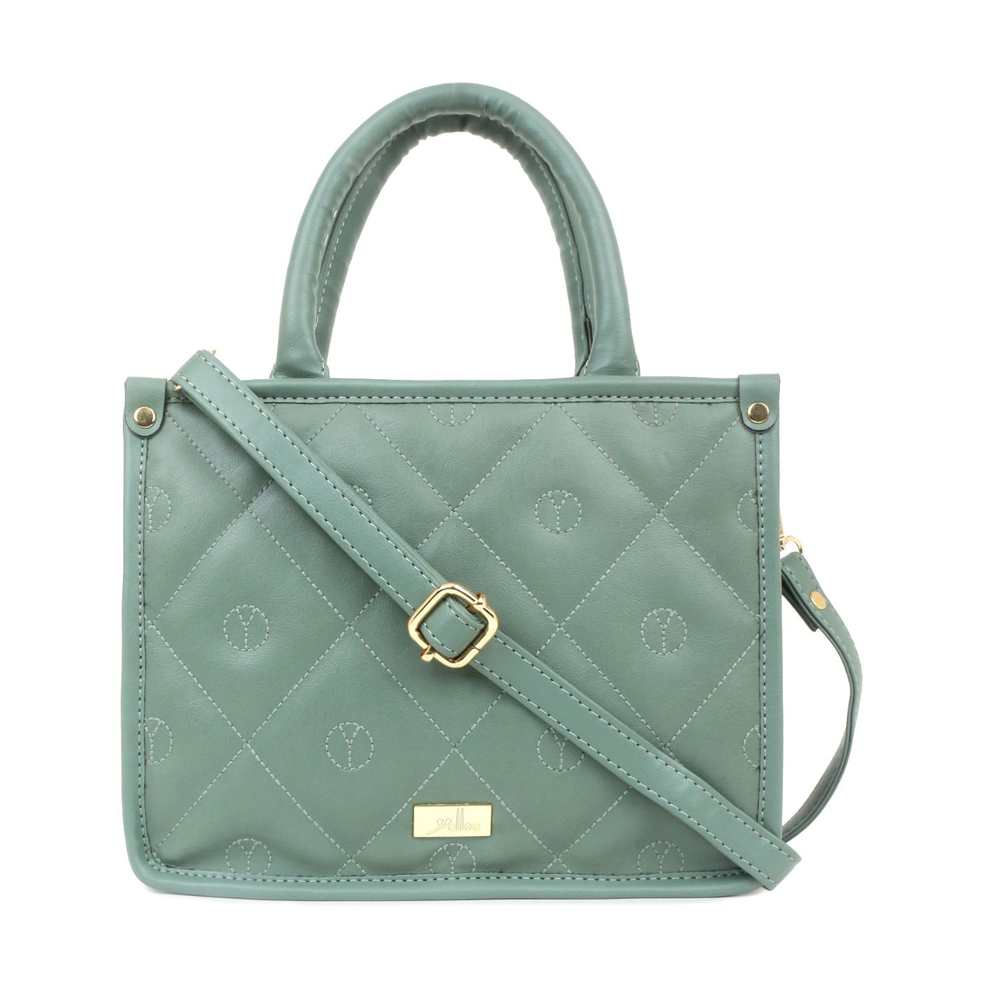 Green satchel clearance purse