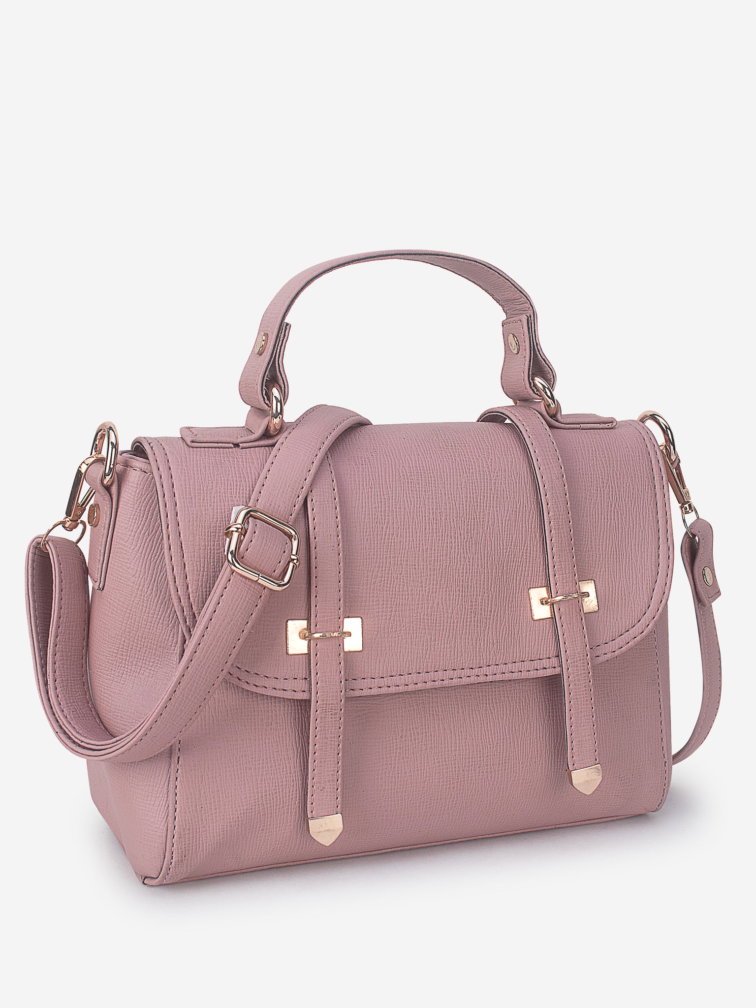 Dusty Pink Satchel Handbag