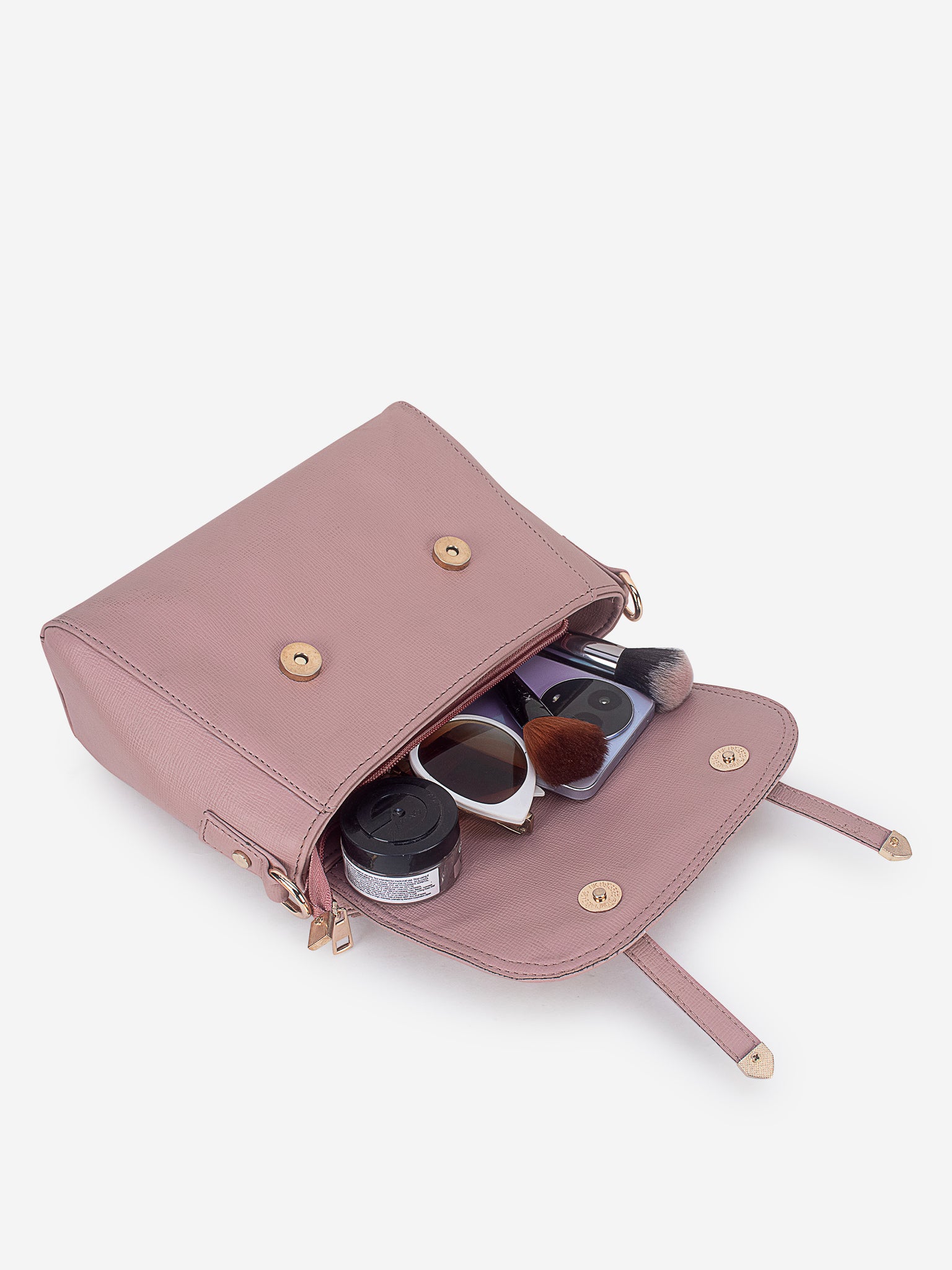 Dusty Pink Satchel Handbag