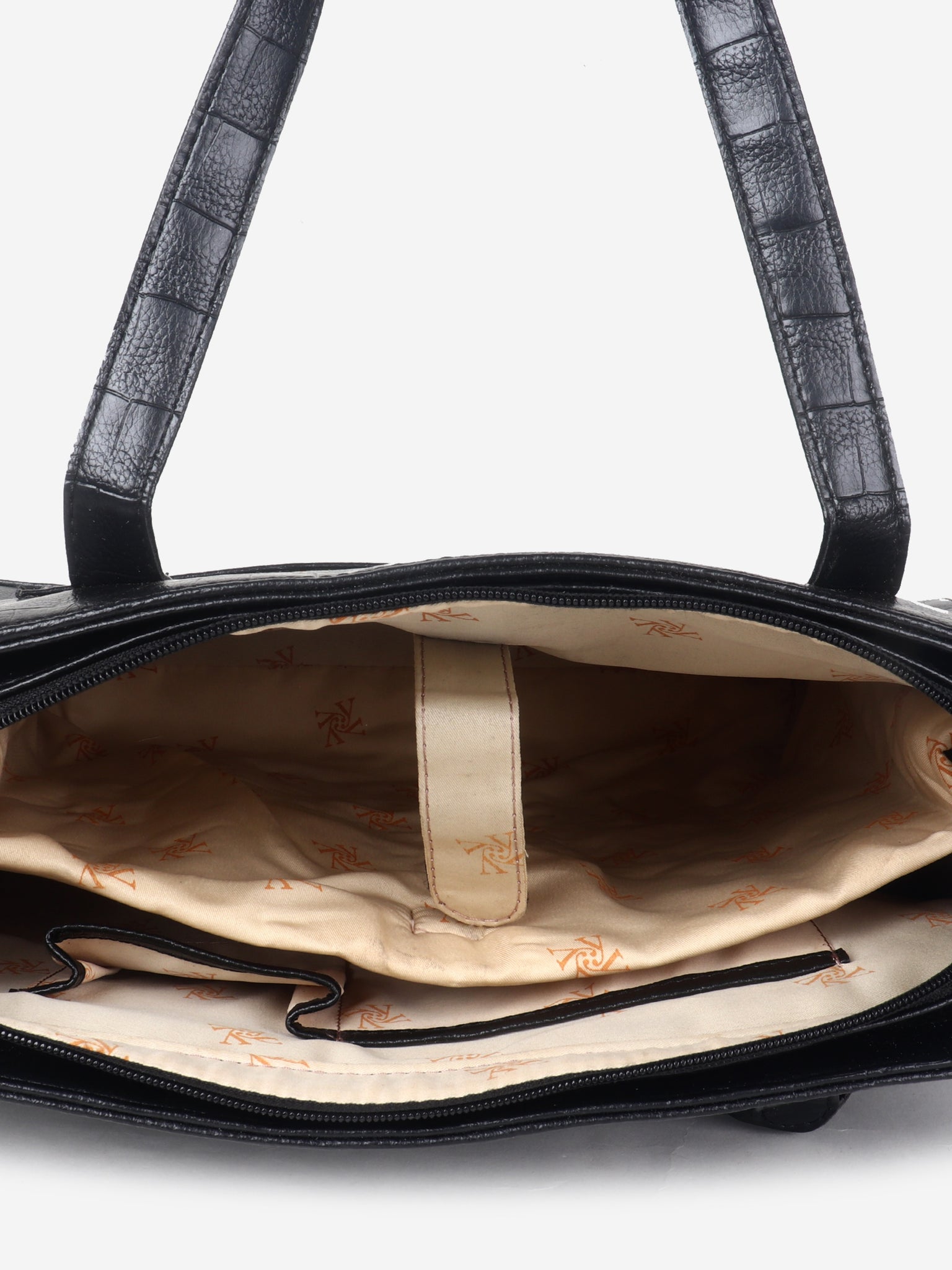 Black PU Leather Shoulder Bag for Women