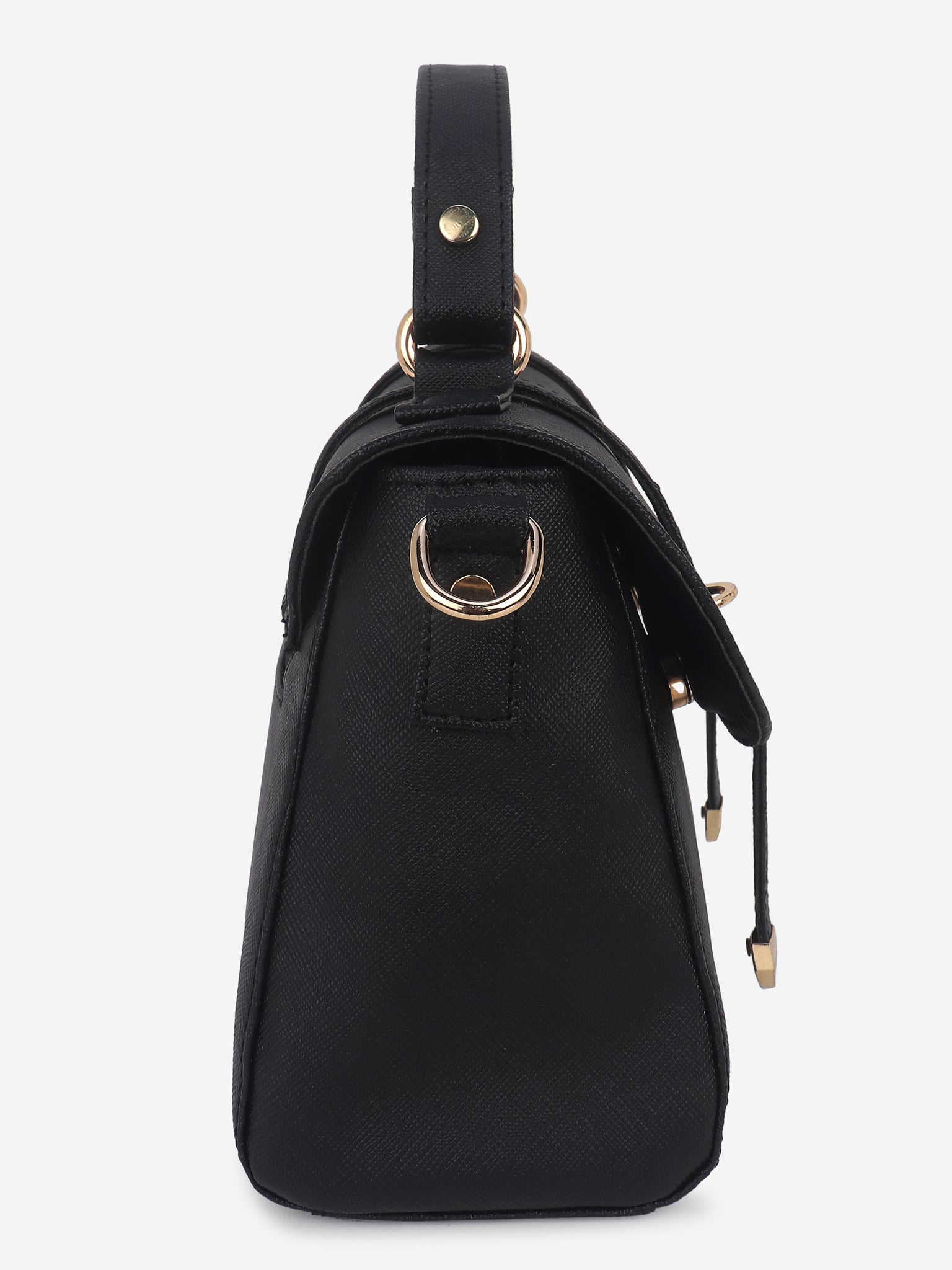 Black Satchel Handbag