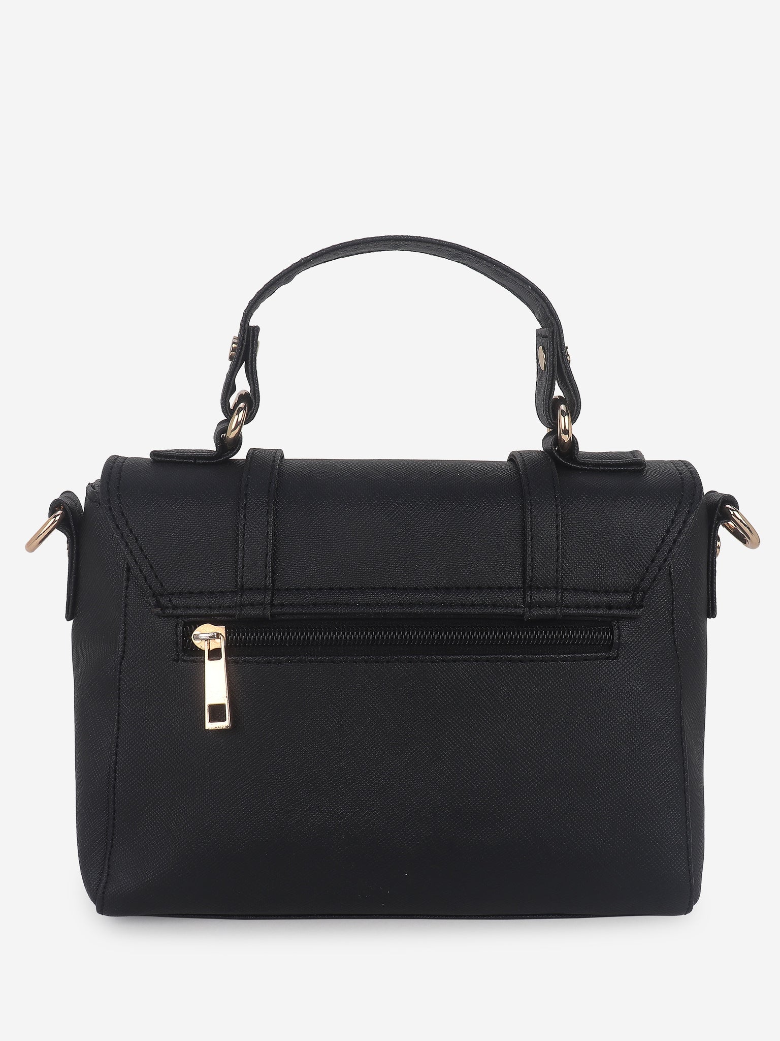 Black Satchel Handbag