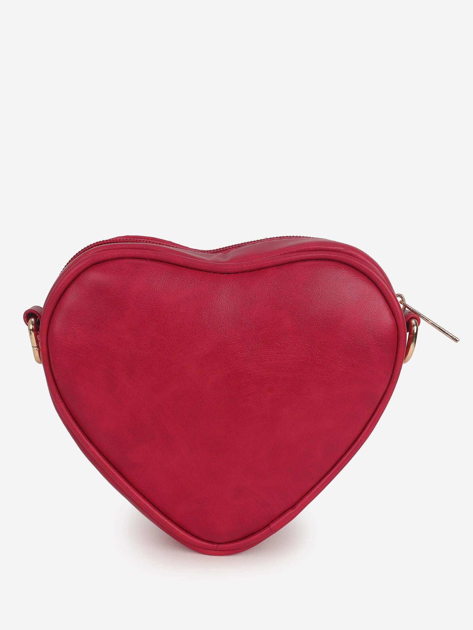 Red Heart Shaped Sling Bag