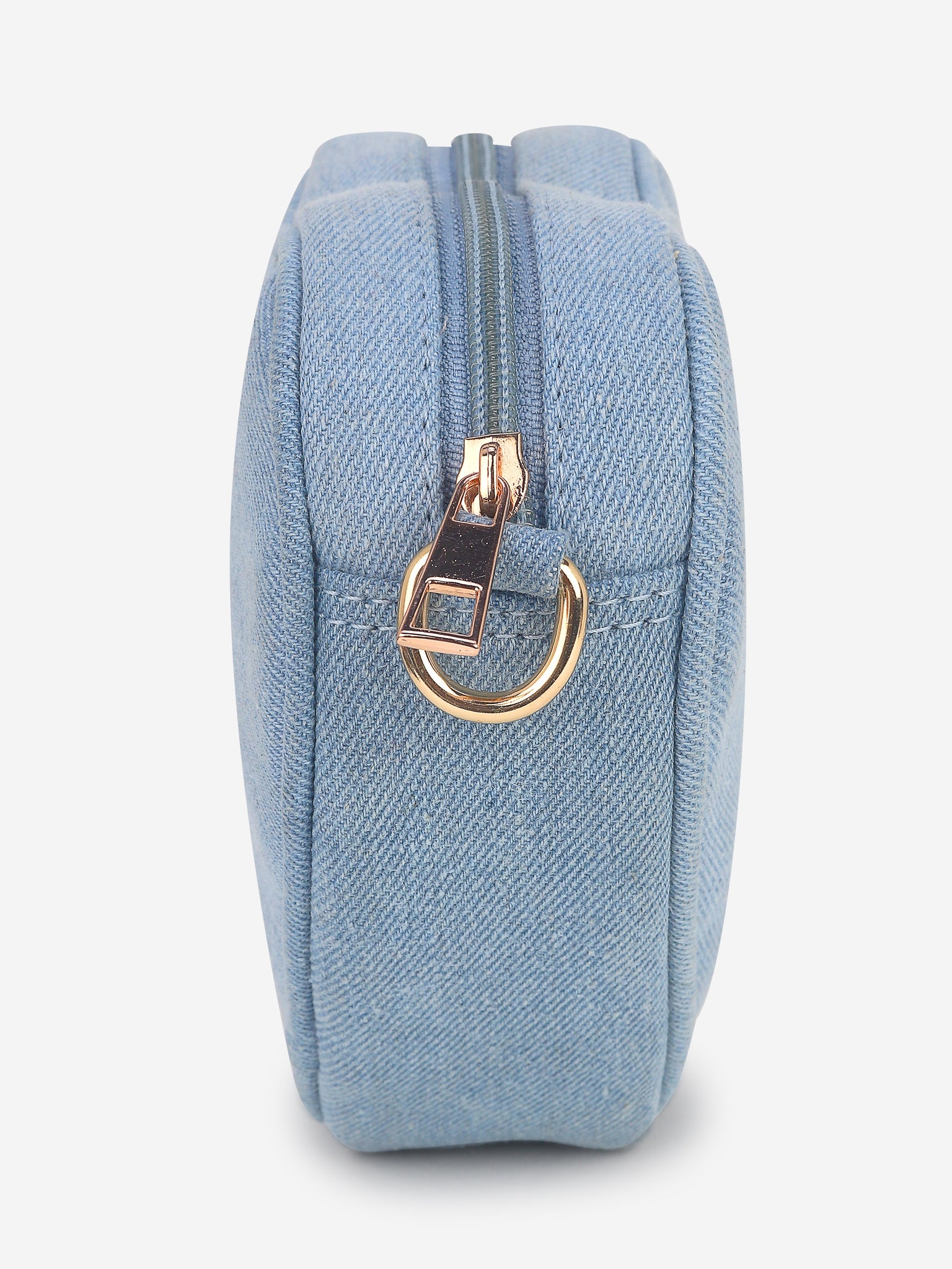 Blue Heart Shaped Sling Bag