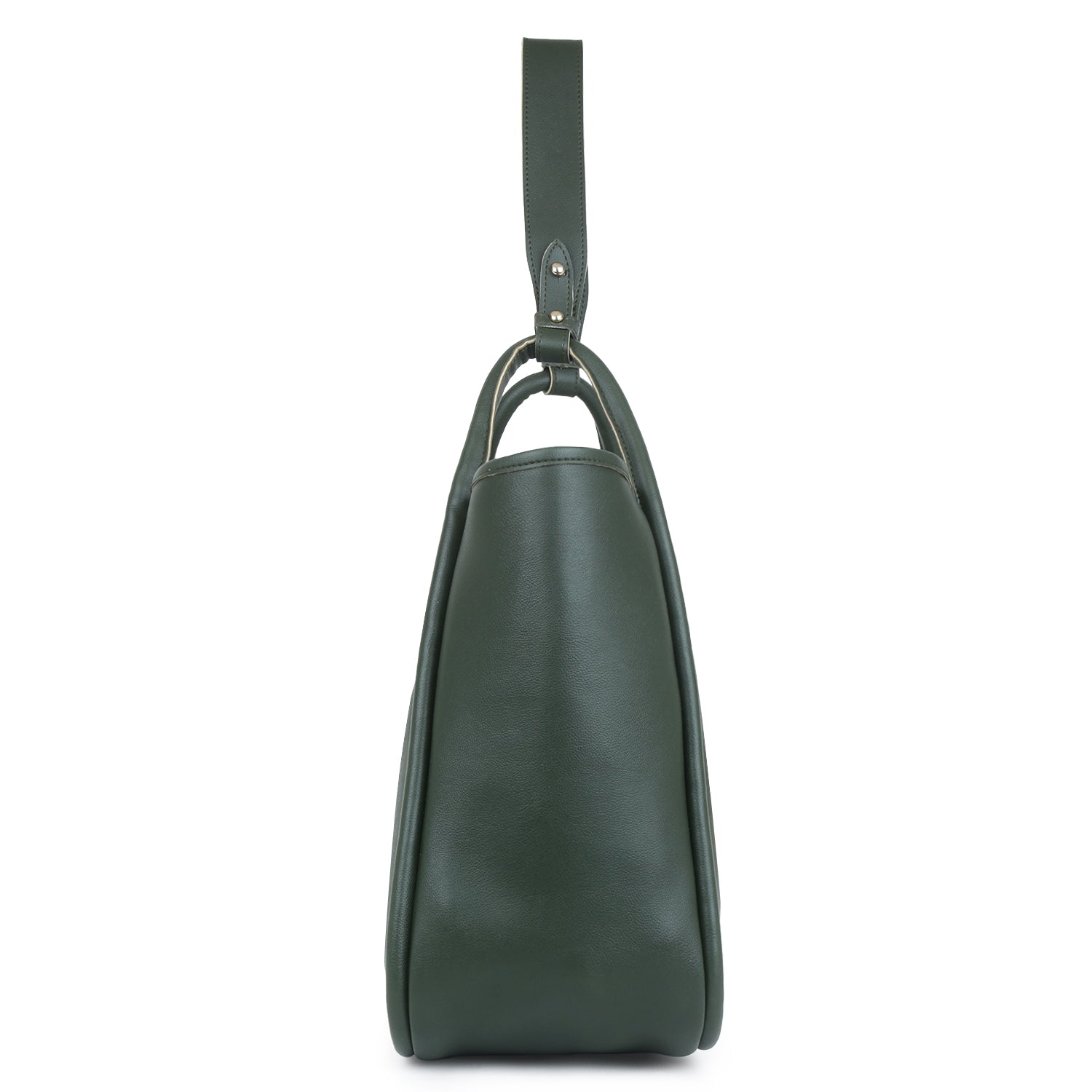 Trendy Green Tote bag with Pouch