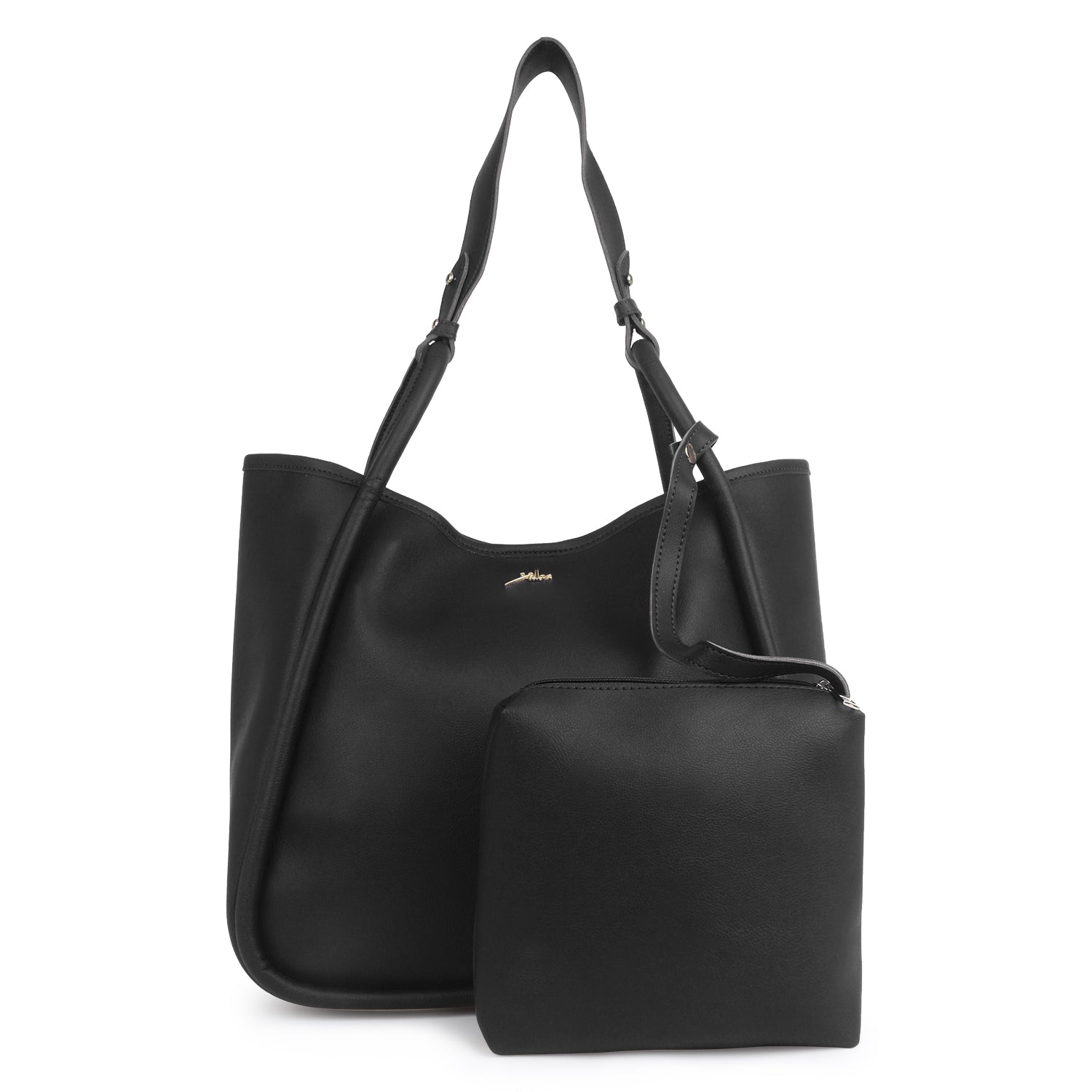 Black In-style Tote Bag with Pouch